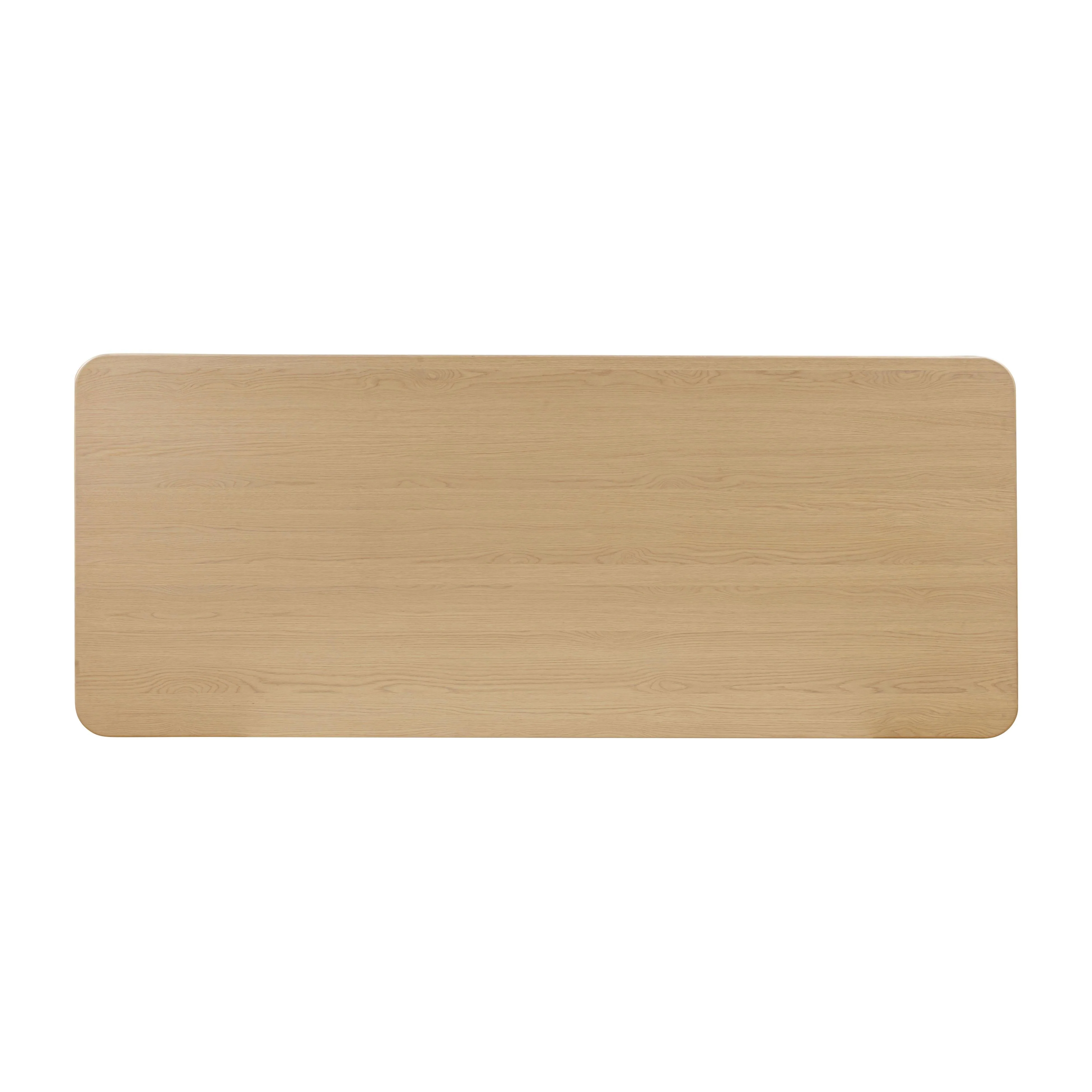 Akola Natural Oak Rectangular Dining Table - Image 5