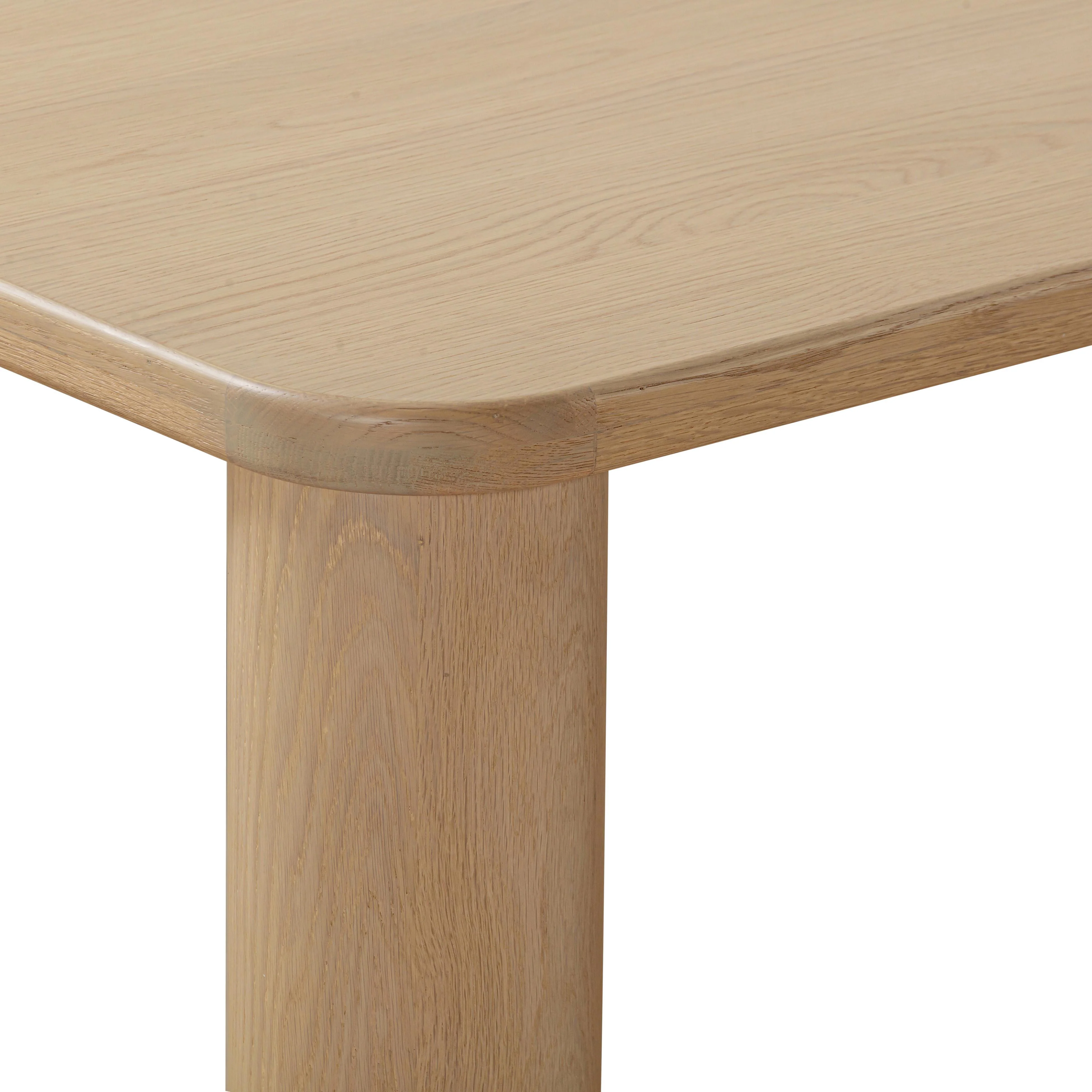 Akola Natural Oak Rectangular Dining Table - Image 6