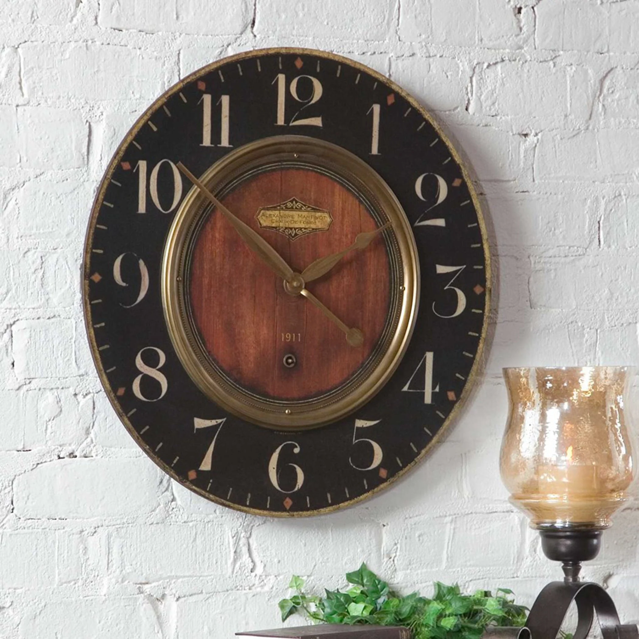 Alexandre Mpaintinginot 23" Wall Clock - Image 4