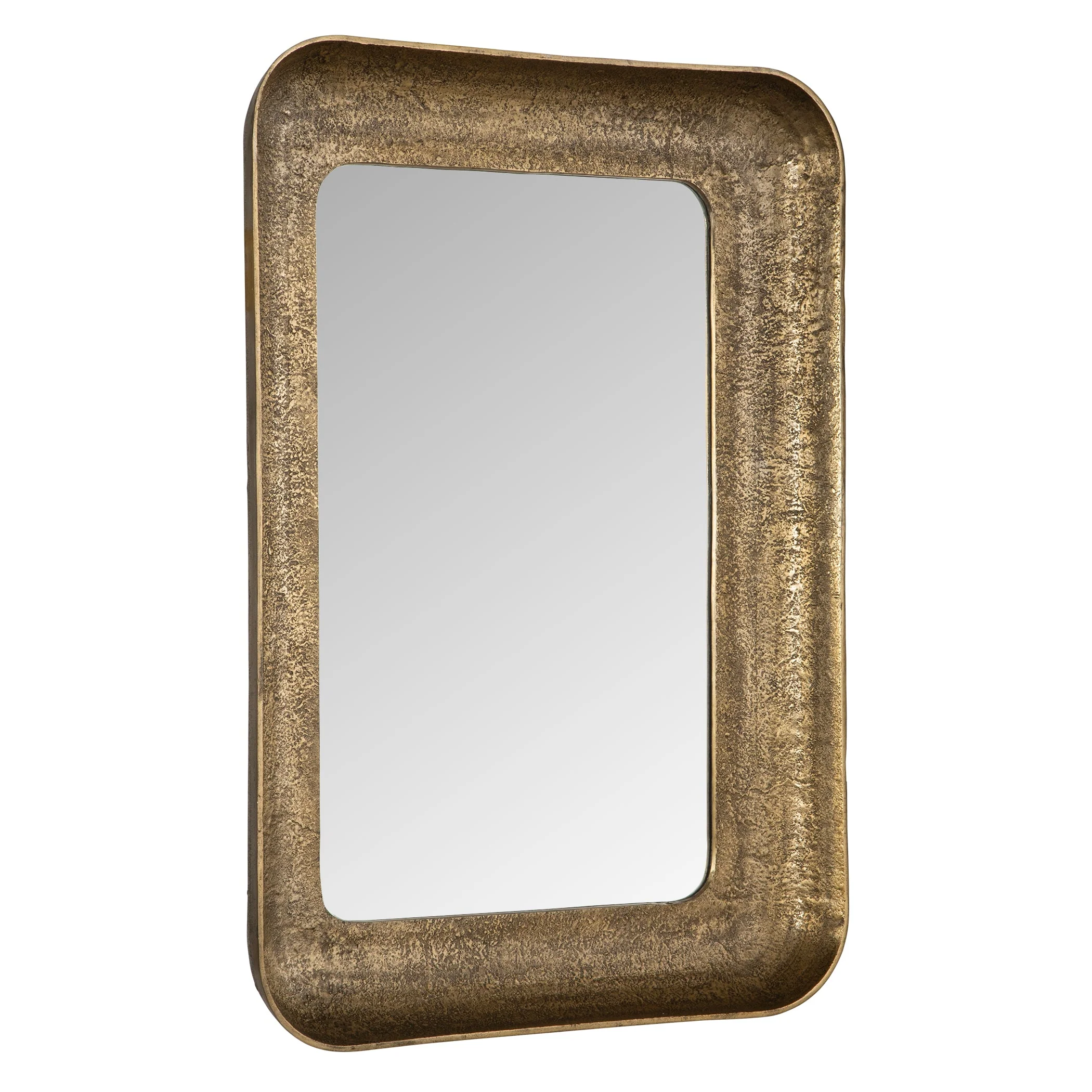 Alvaro Antique Brass Mirror - Image 5