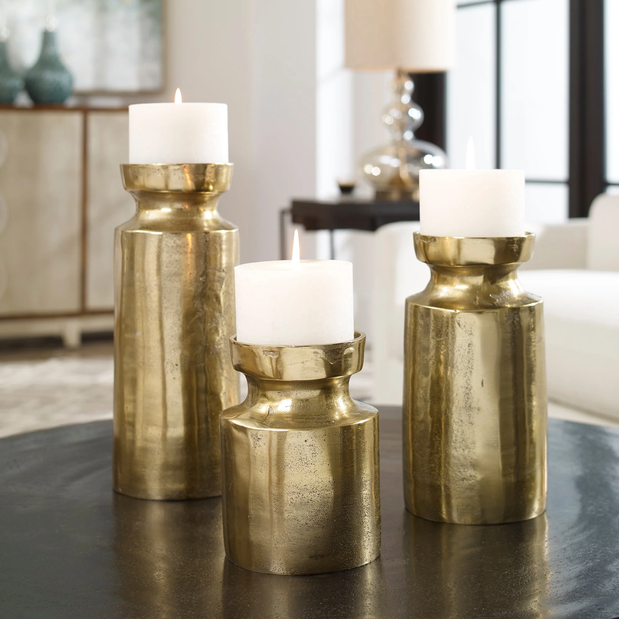Amina Candleholders, S/3 - Image 5