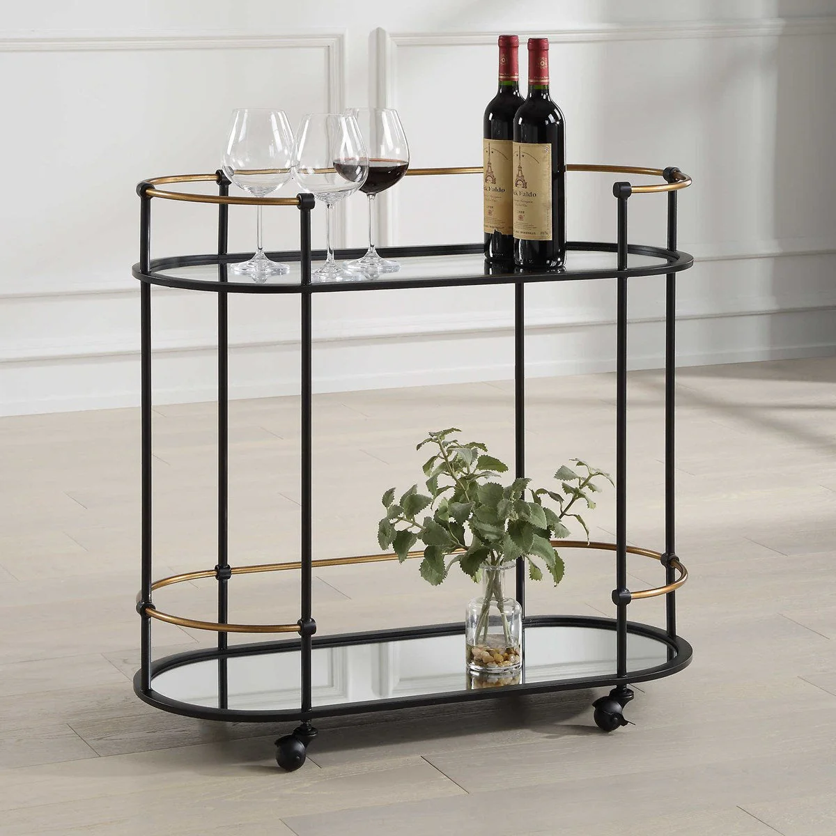Andre Iron Bar Cart - Image 2