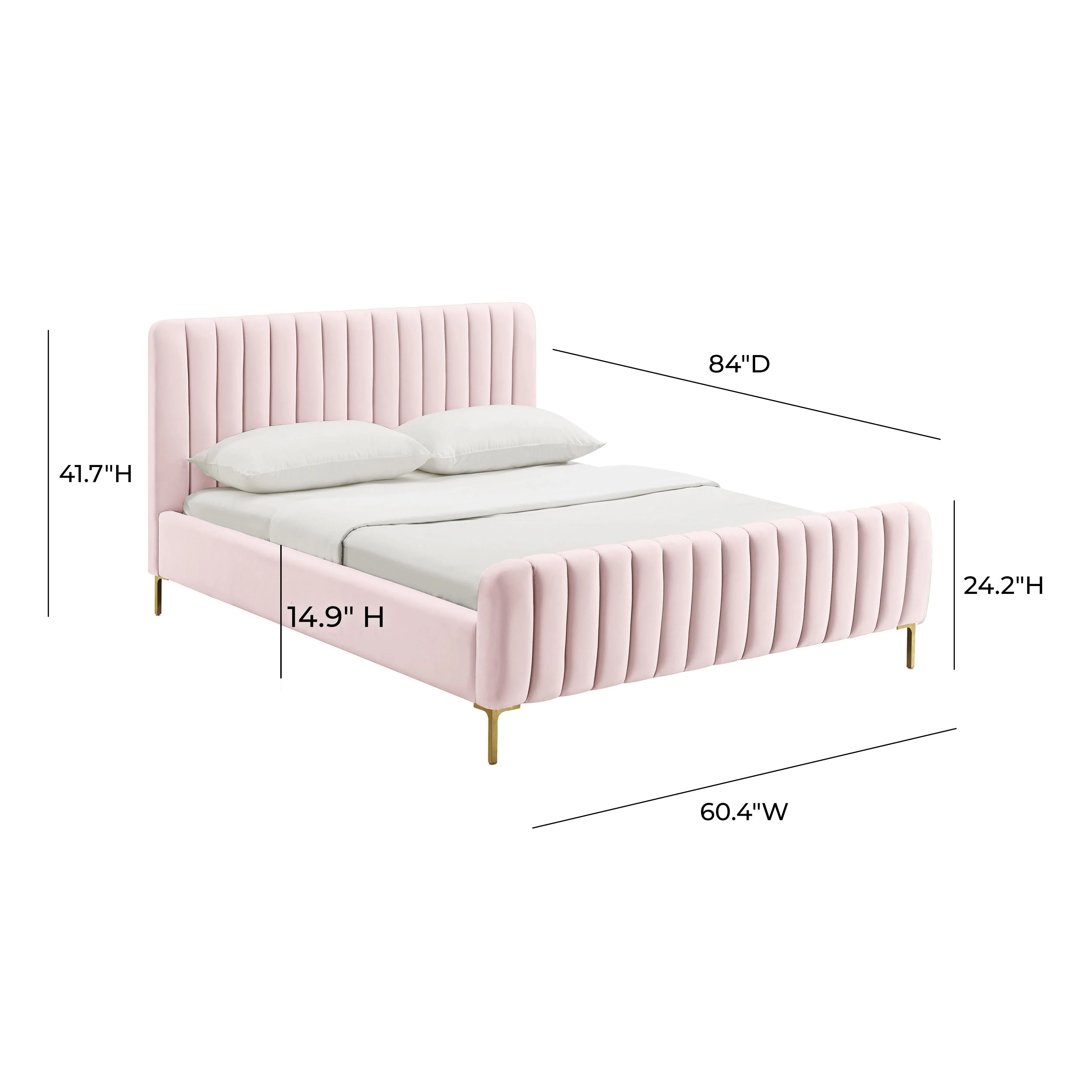 Angela Blush Bed in Full - Image 8