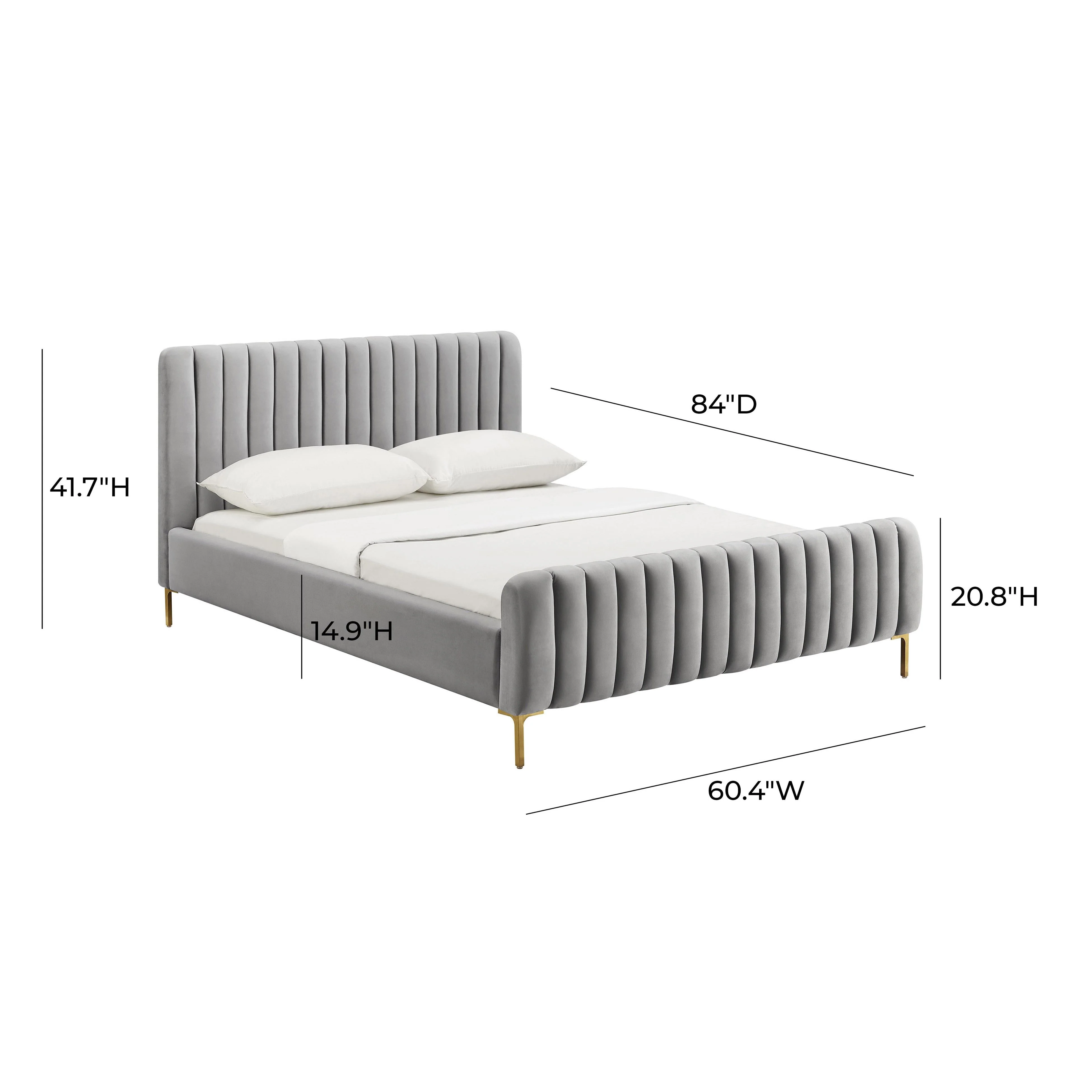 Angela Grey Bed in Full - Image 8