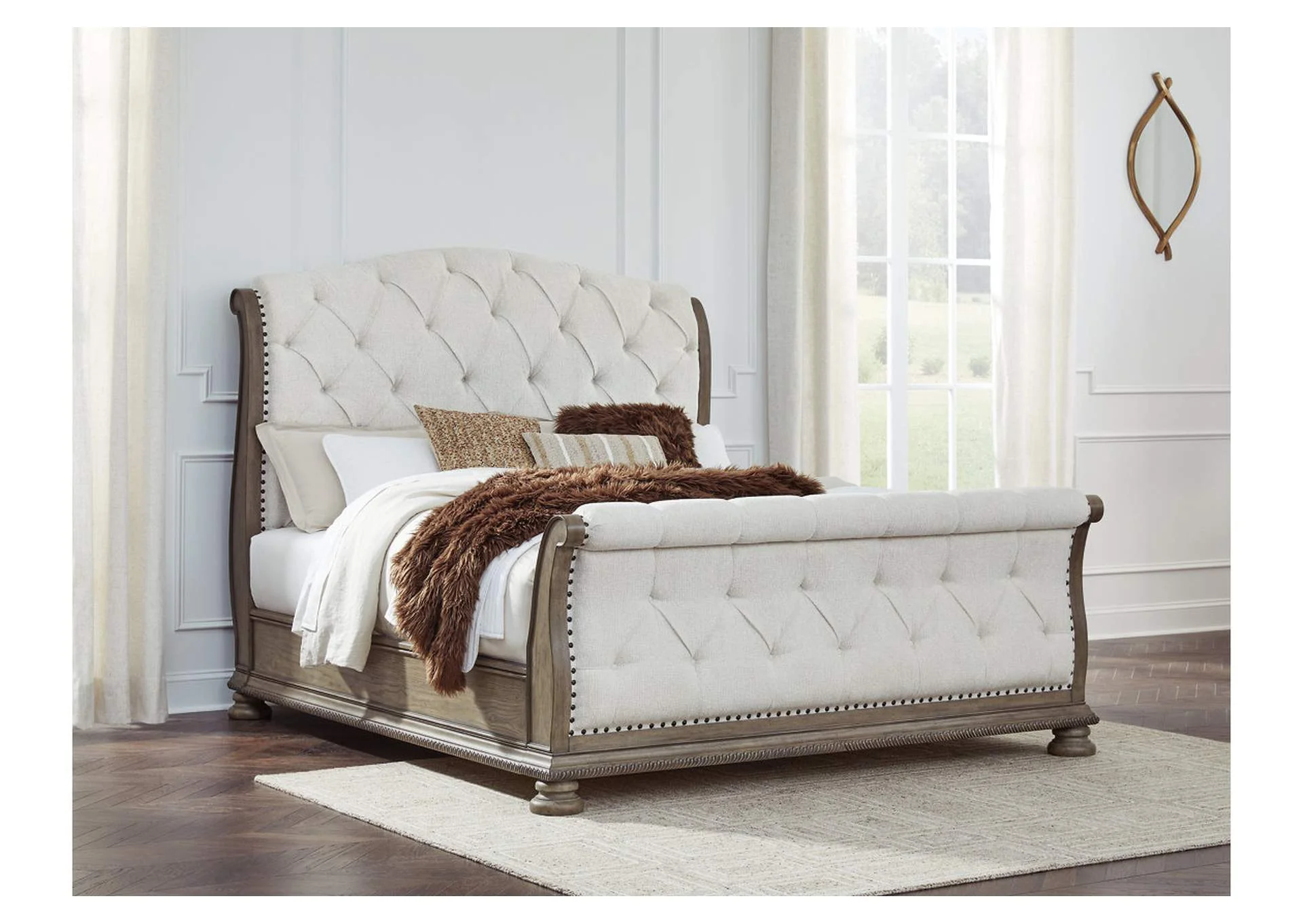 Ardenfield  Queen Upholstered Sleigh Bed | Ashley Homestore - Image 2