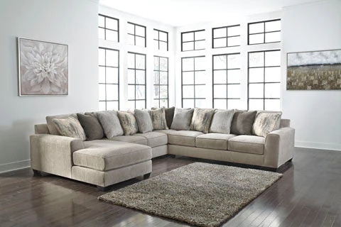 Ardsley 4-Piece Sectional with Chaise with Free Tulen Recliner - Image 10