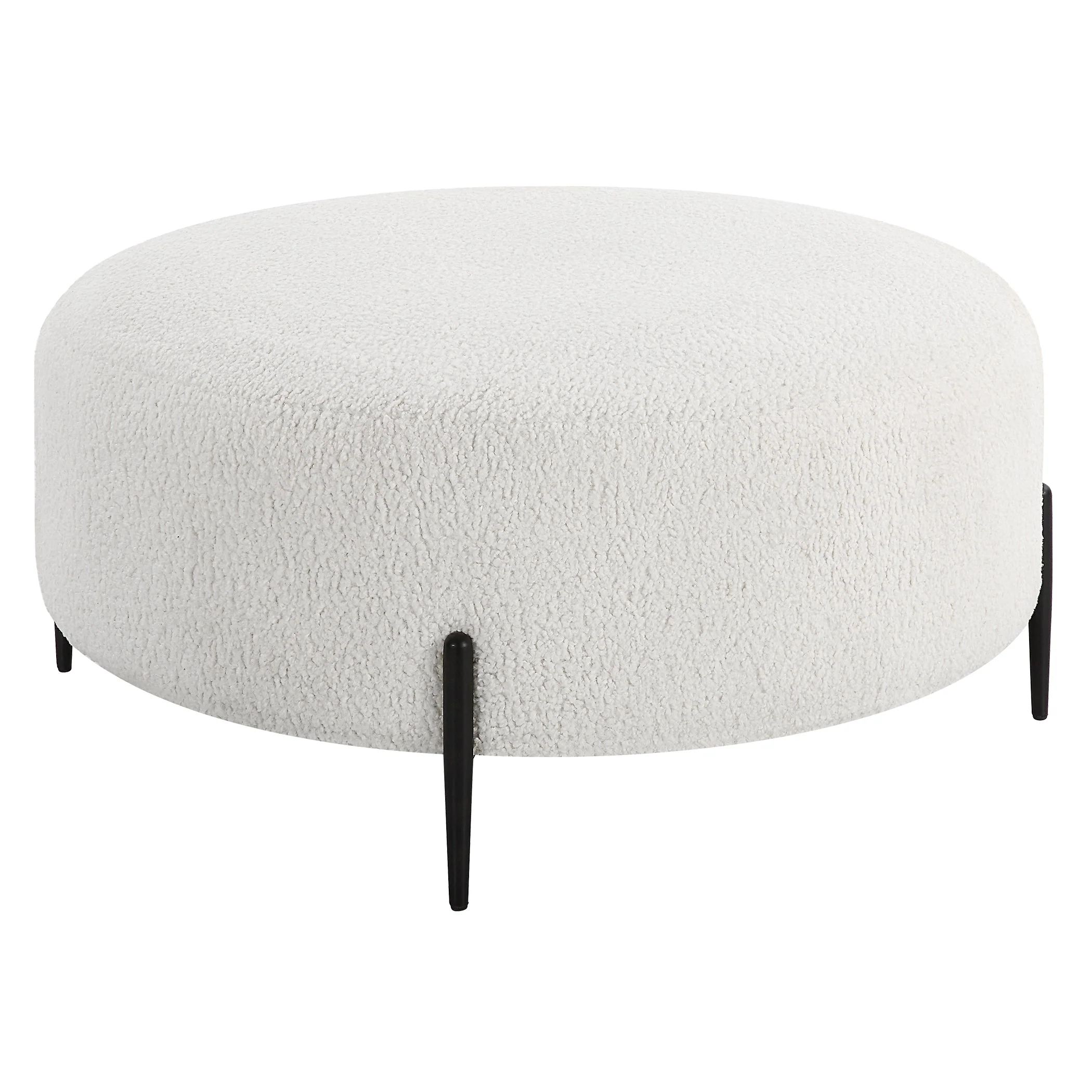 Arles Large Ottoman, Black - Image 8