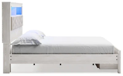 Ashley Homestore | Altyra - King Upholstered Bookcase Bed with Storage - Image 5