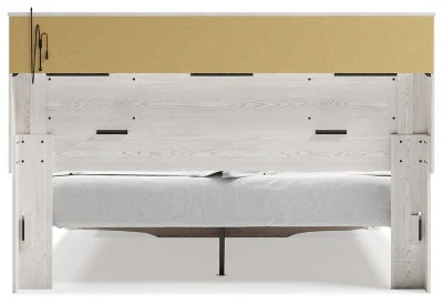 Ashley Homestore | Altyra - King Upholstered Bookcase Bed with Storage - Image 6