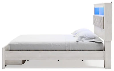 Ashley Homestore | Altyra - King Upholstered Bookcase Bed with Storage - Image 7