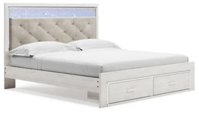 Ashley Homestore | Altyra - King Upholstered Storage Bed