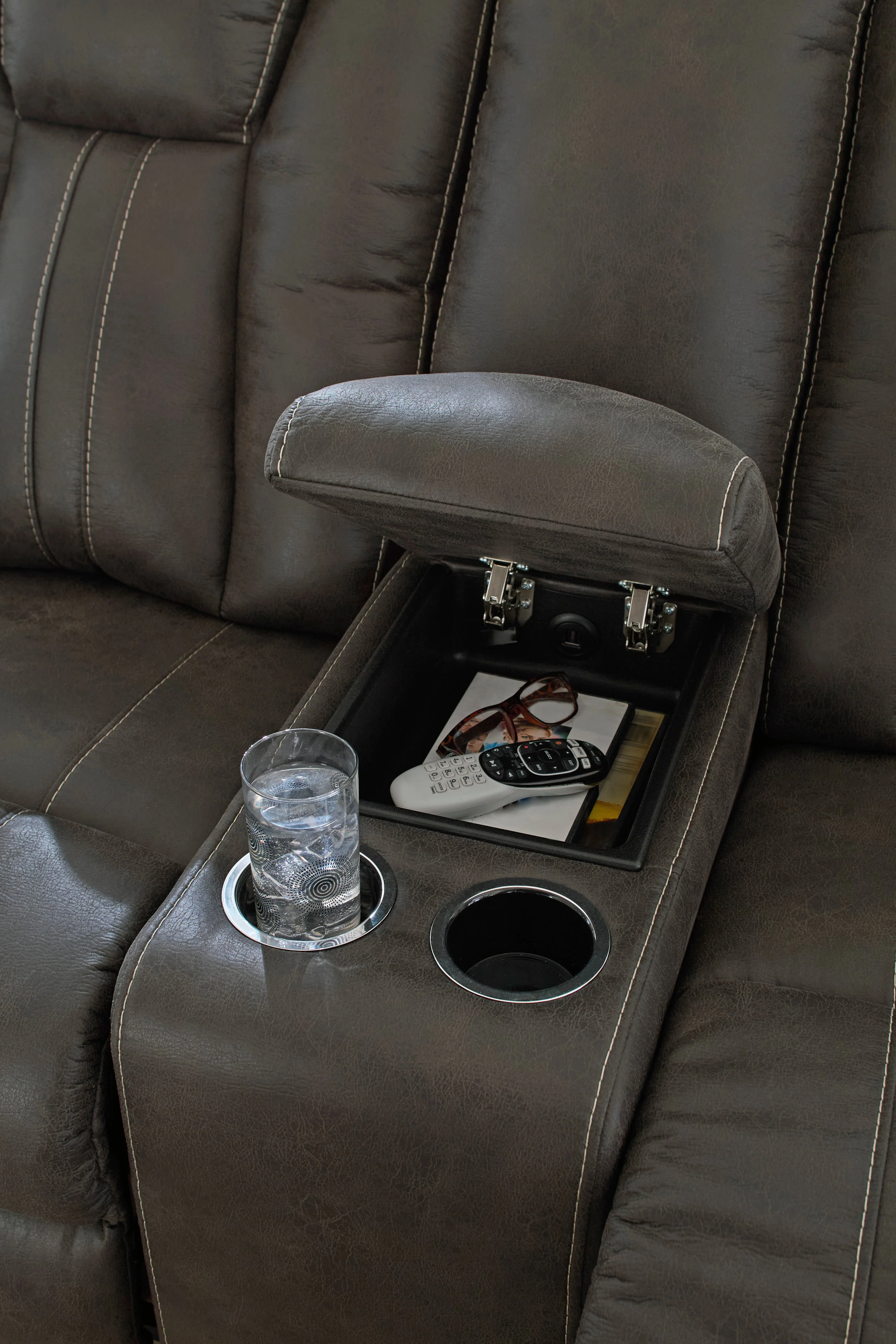 Ashley Homestore | Batavia Pier Glider REC Loveseat w/Console - Image 6