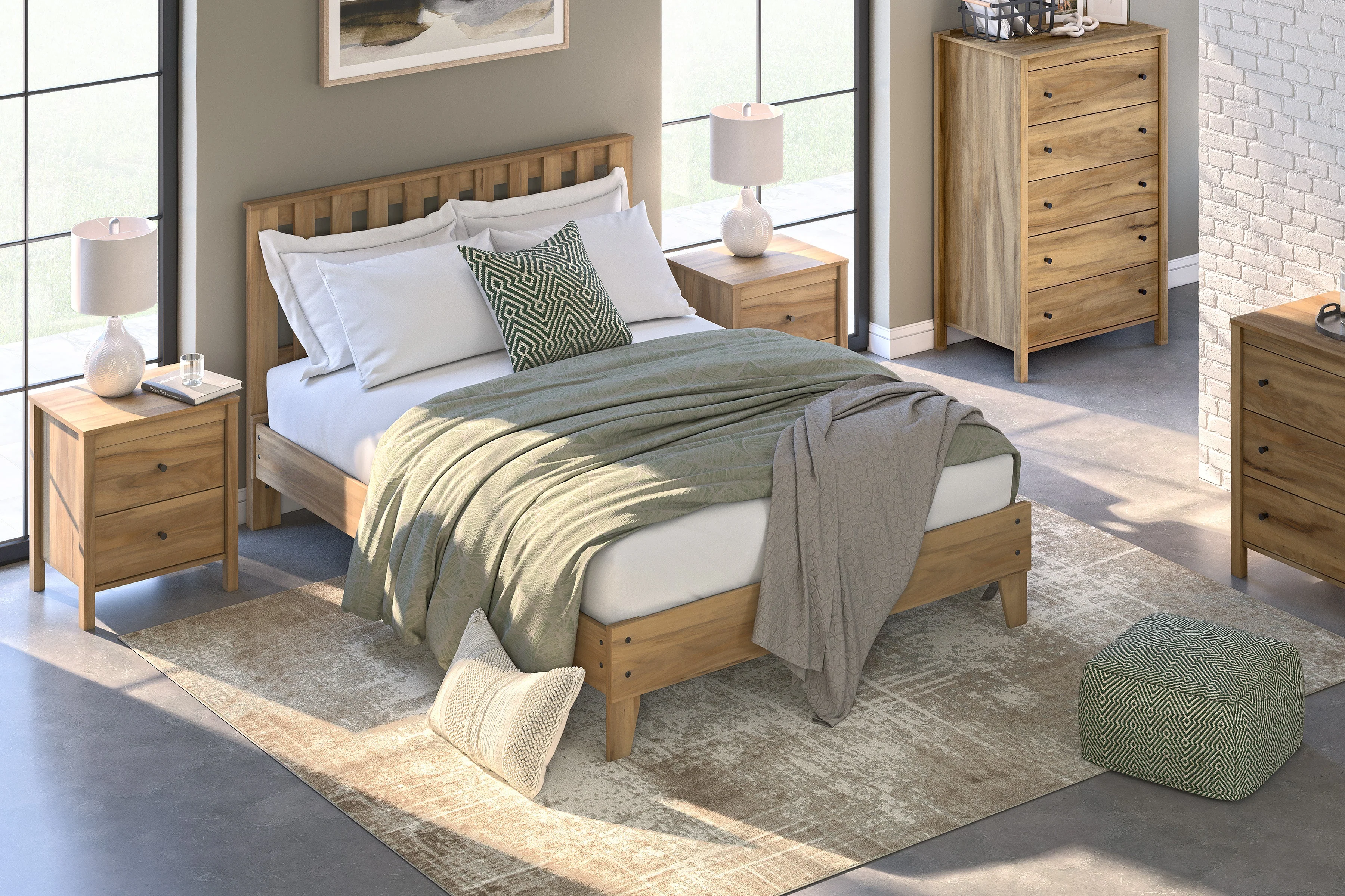Ashley Homestore | Bermacy Full Platform Panel Bed - Image 2