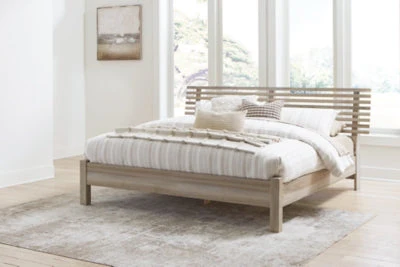 Ashley Homestore | Hasbrick - King Slat Panel Bed - Image 2