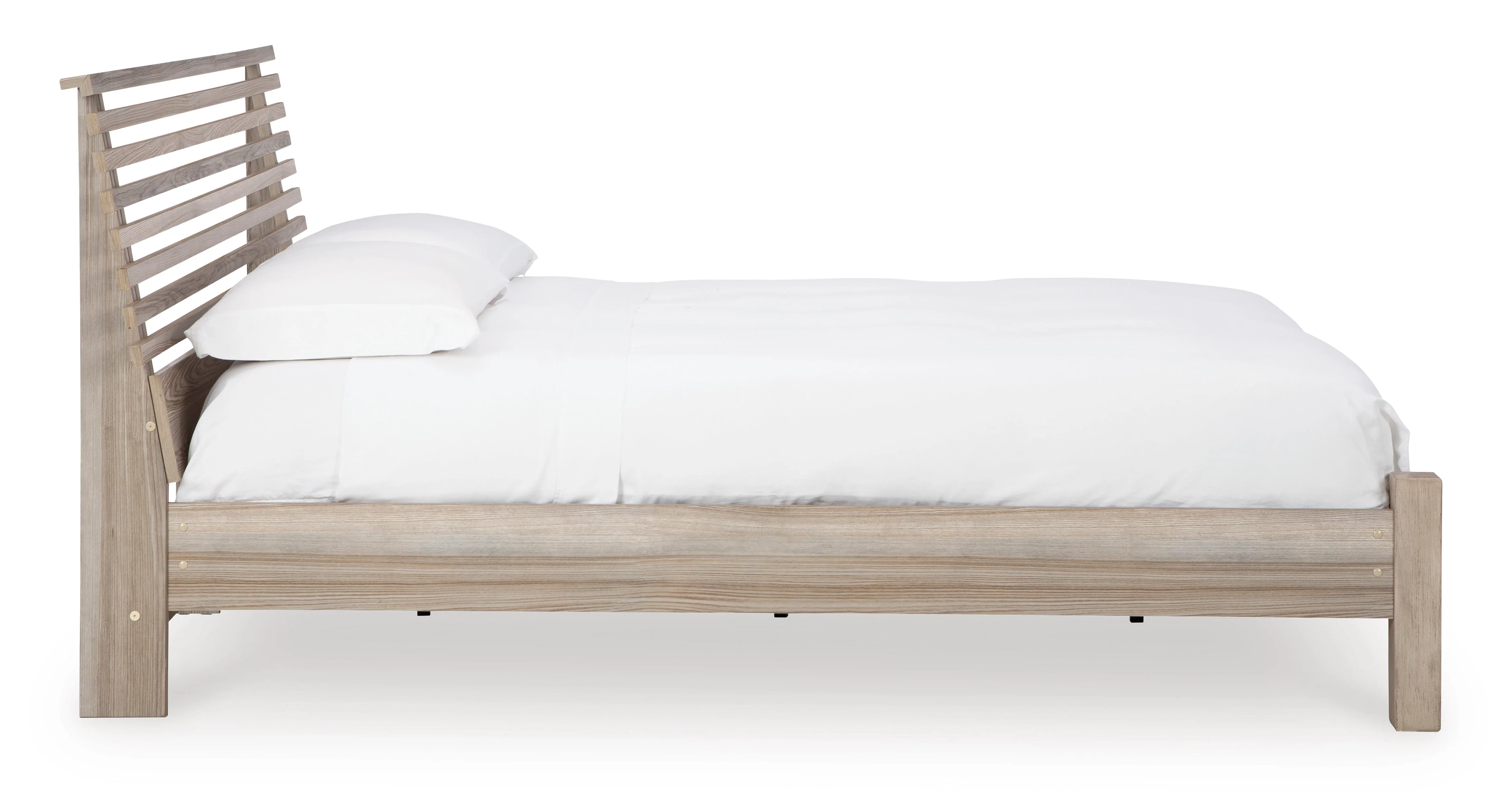 Ashley Homestore | Hasbrick Queen Slat Panel Bed - Image 4