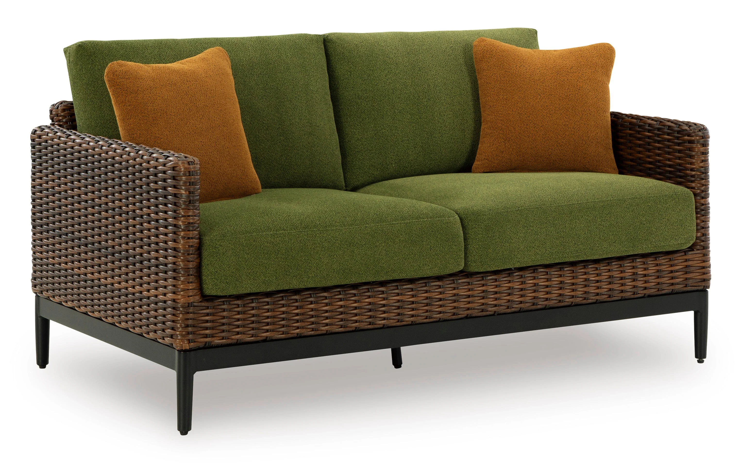 Ashley Homestore | Horizon Hall Outdoor Loveseat with Cushion - Image 3
