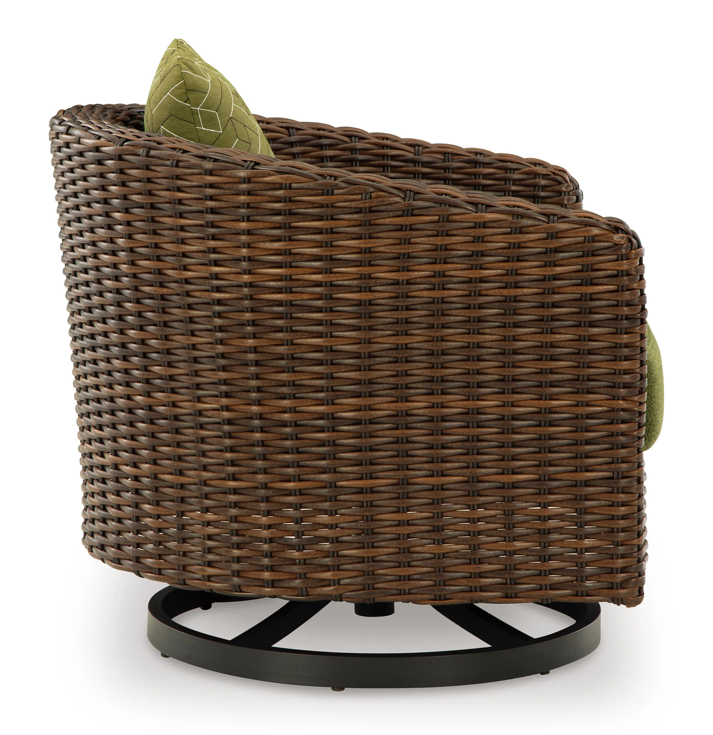 Ashley Homestore | Horizon Hall Outdoor Swivel Lounge Chair with Cushion - Image 5