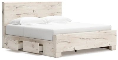 Ashley Homestore | Lawroy King Panel Bed with Storage - Image 3