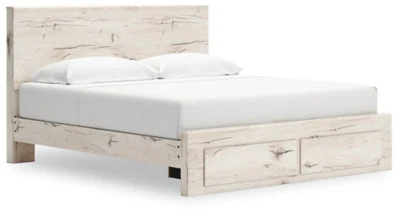 Ashley Homestore | Lawroy -  King Panel Storage Bed