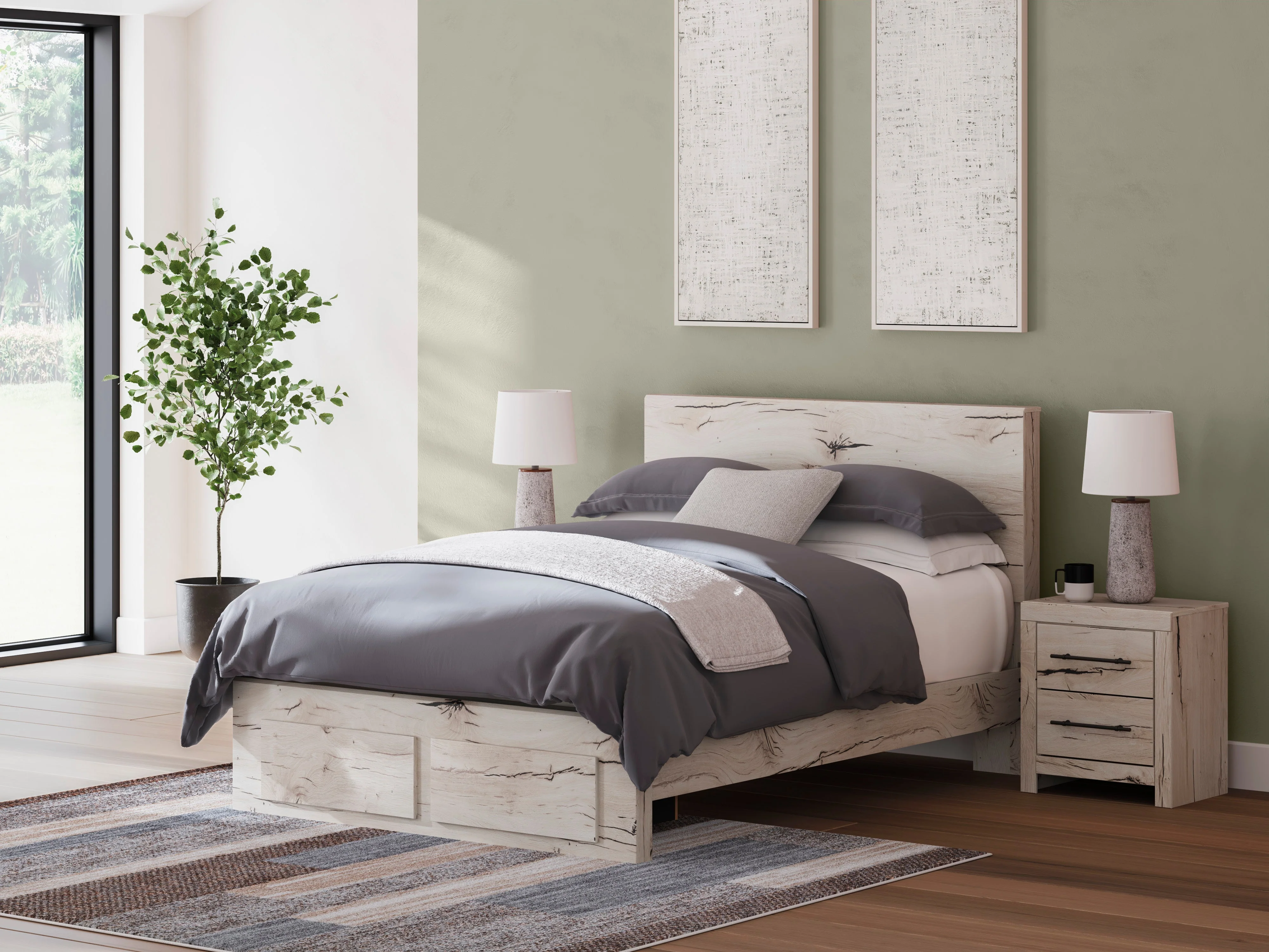 Ashley Homestore | Lawroy King Panel Storage Bed - Image 2