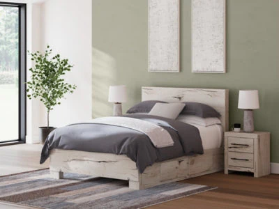 Ashley Homestore | Lawroy Queen Panel Bed with Storage1 - Image 2