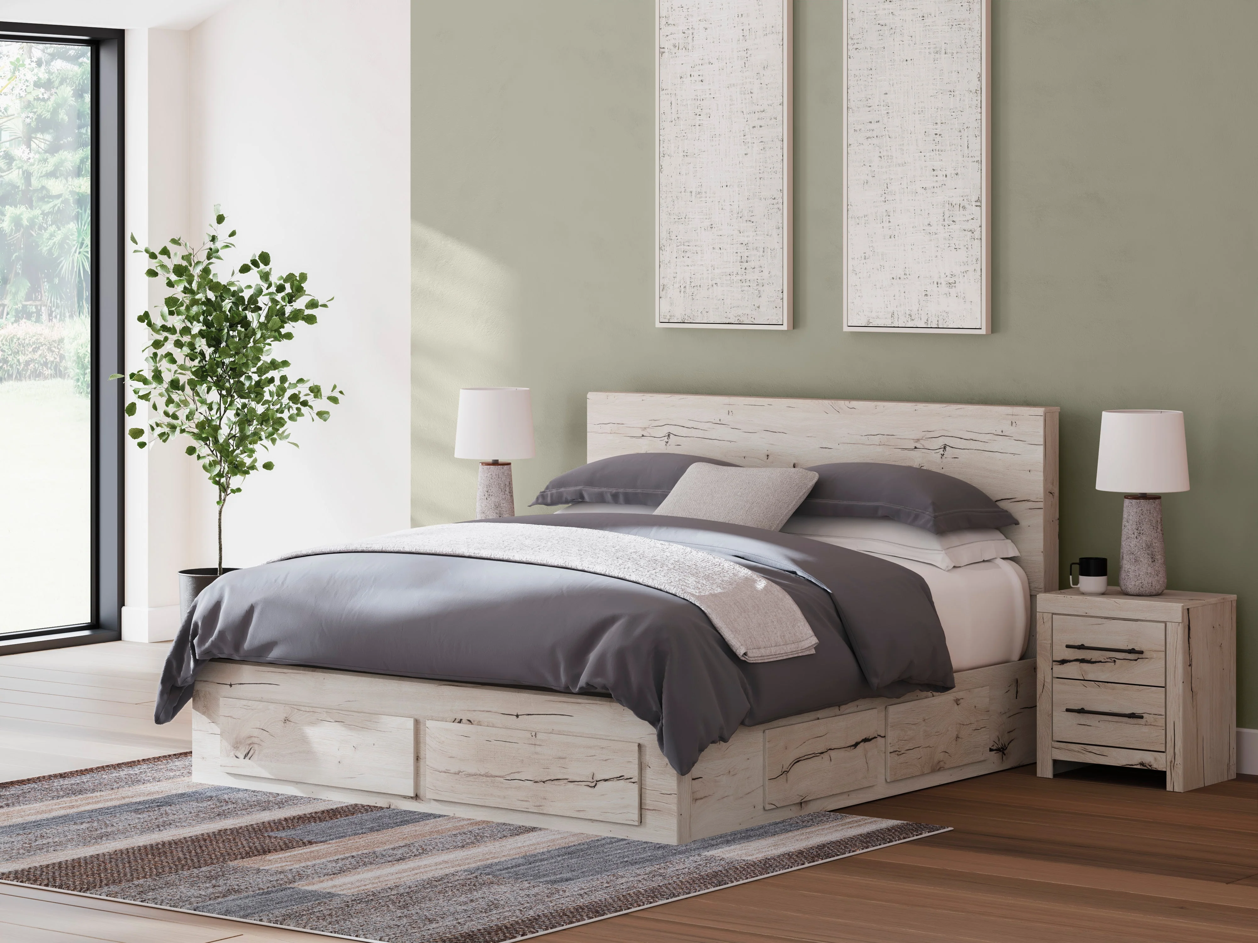 Ashley Homestore | Lawroy Queen Panel Storage Bed - Image 2