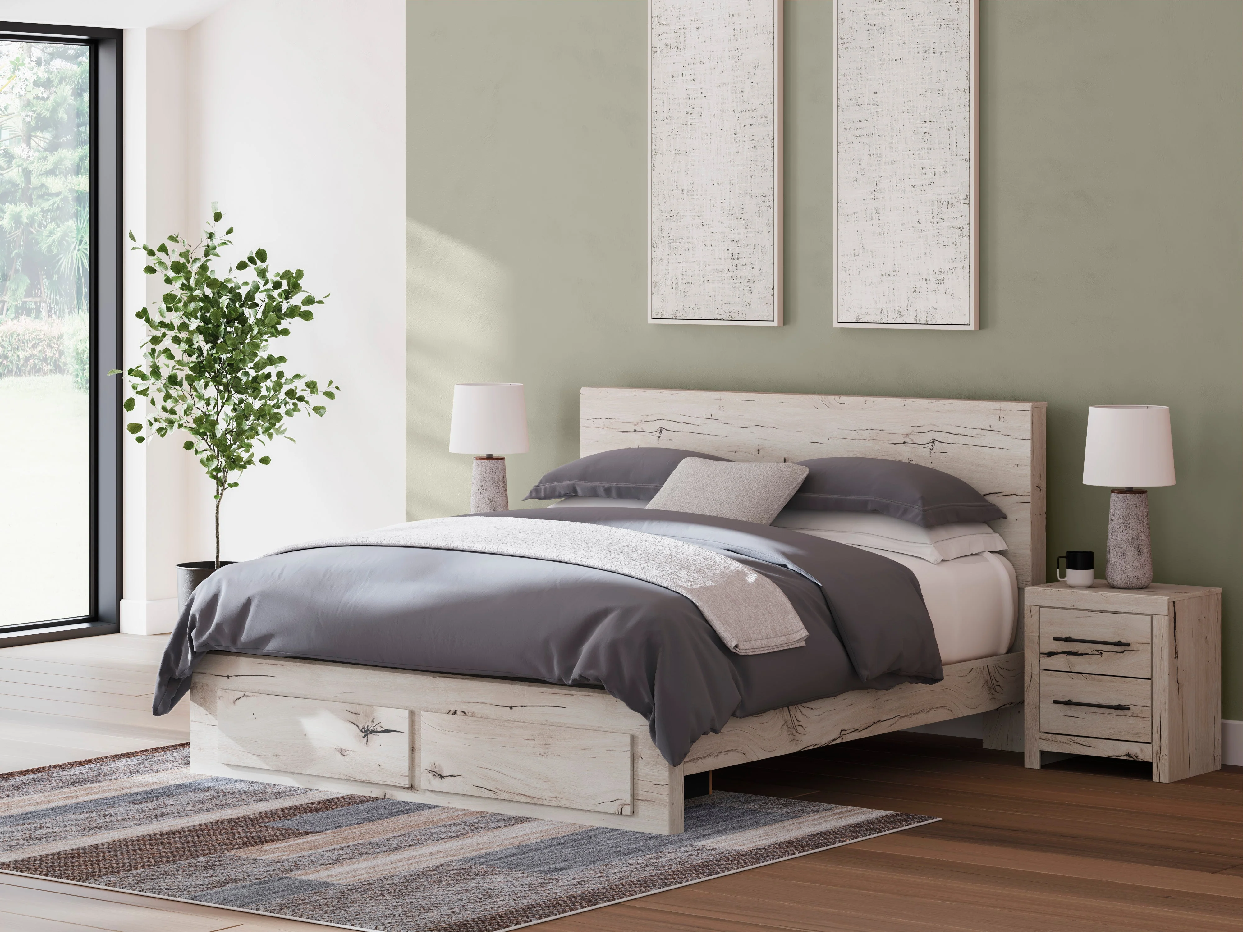 Ashley Homestore | Lawroy - Queen Panel Storage Bed - Image 13
