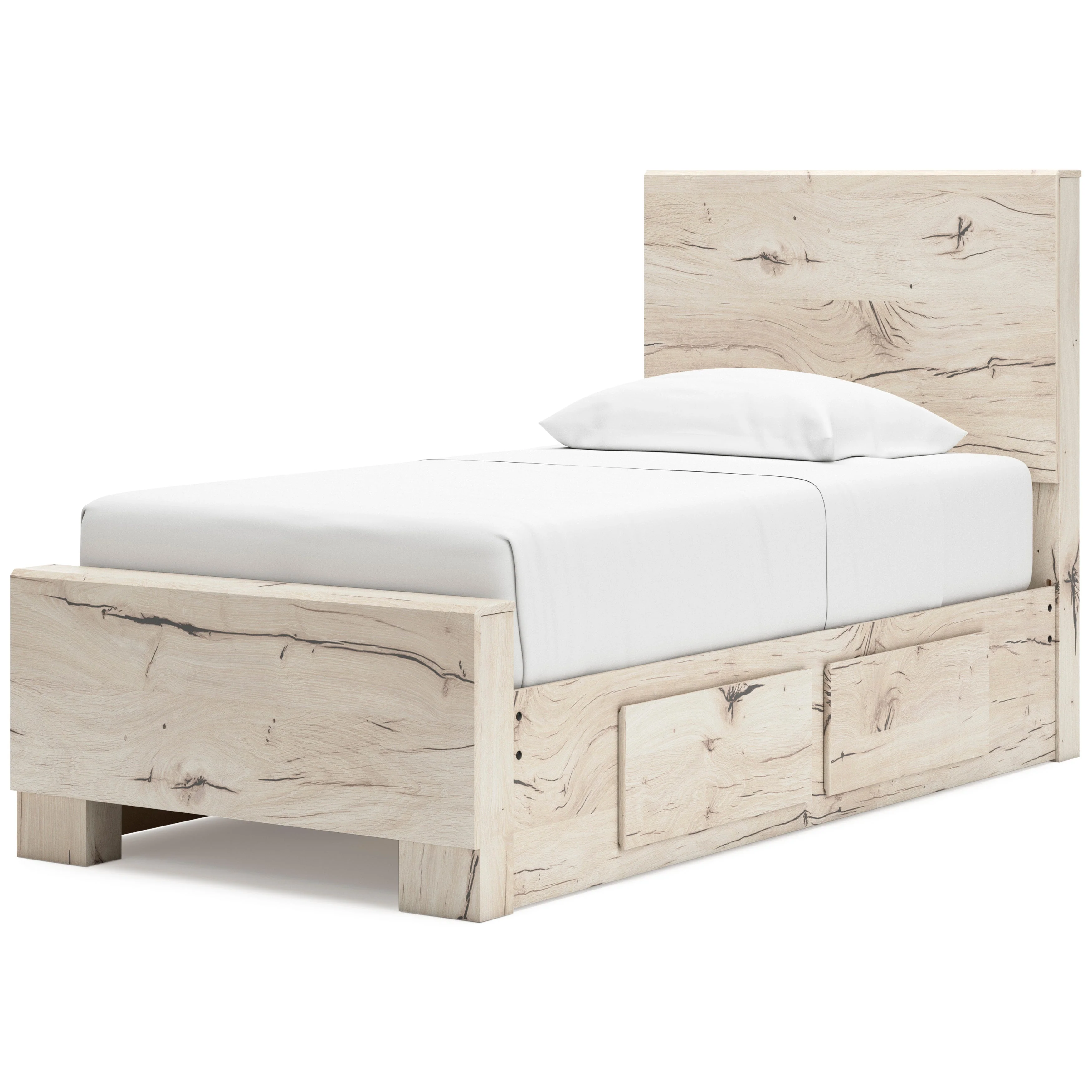 Ashley Homestore | Lawroy Twin Panel Bed with Storage