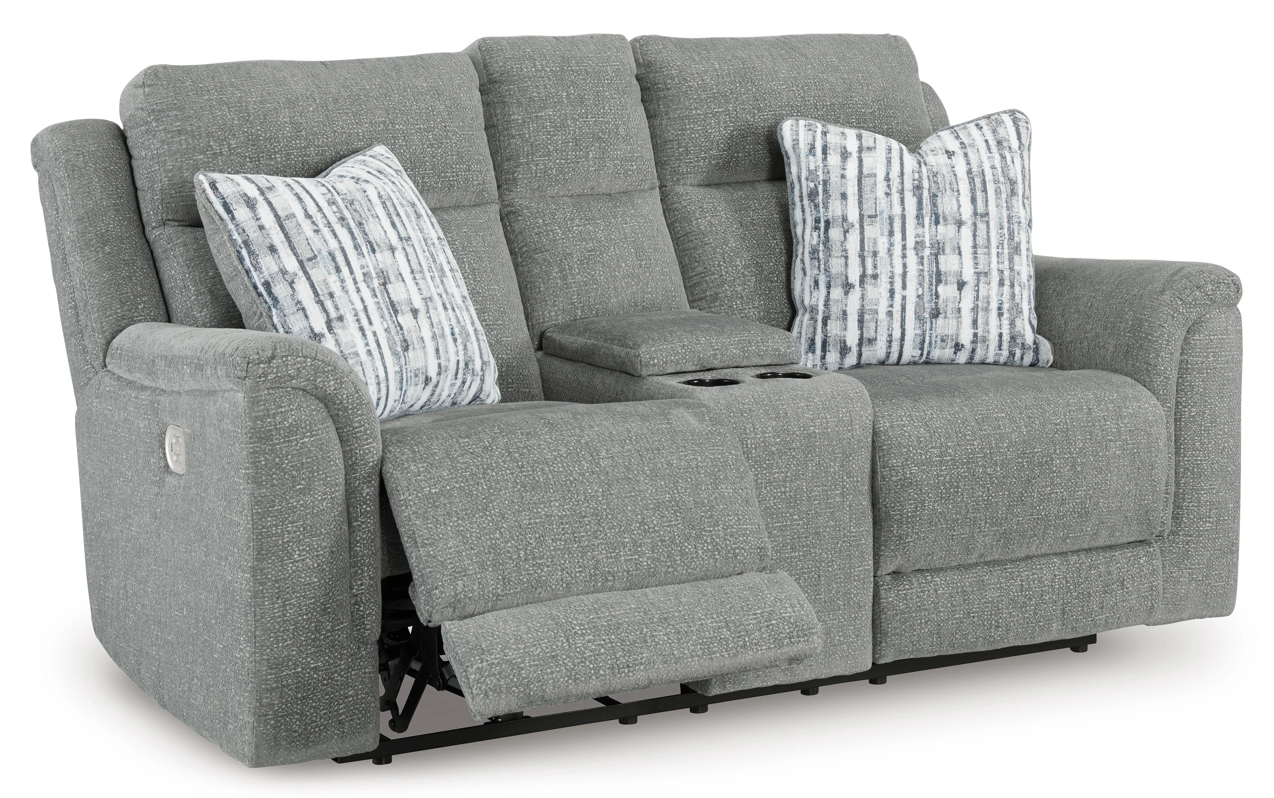 Ashley Homestore | Overflow Power Reclining Loveseat with Console - Image 2
