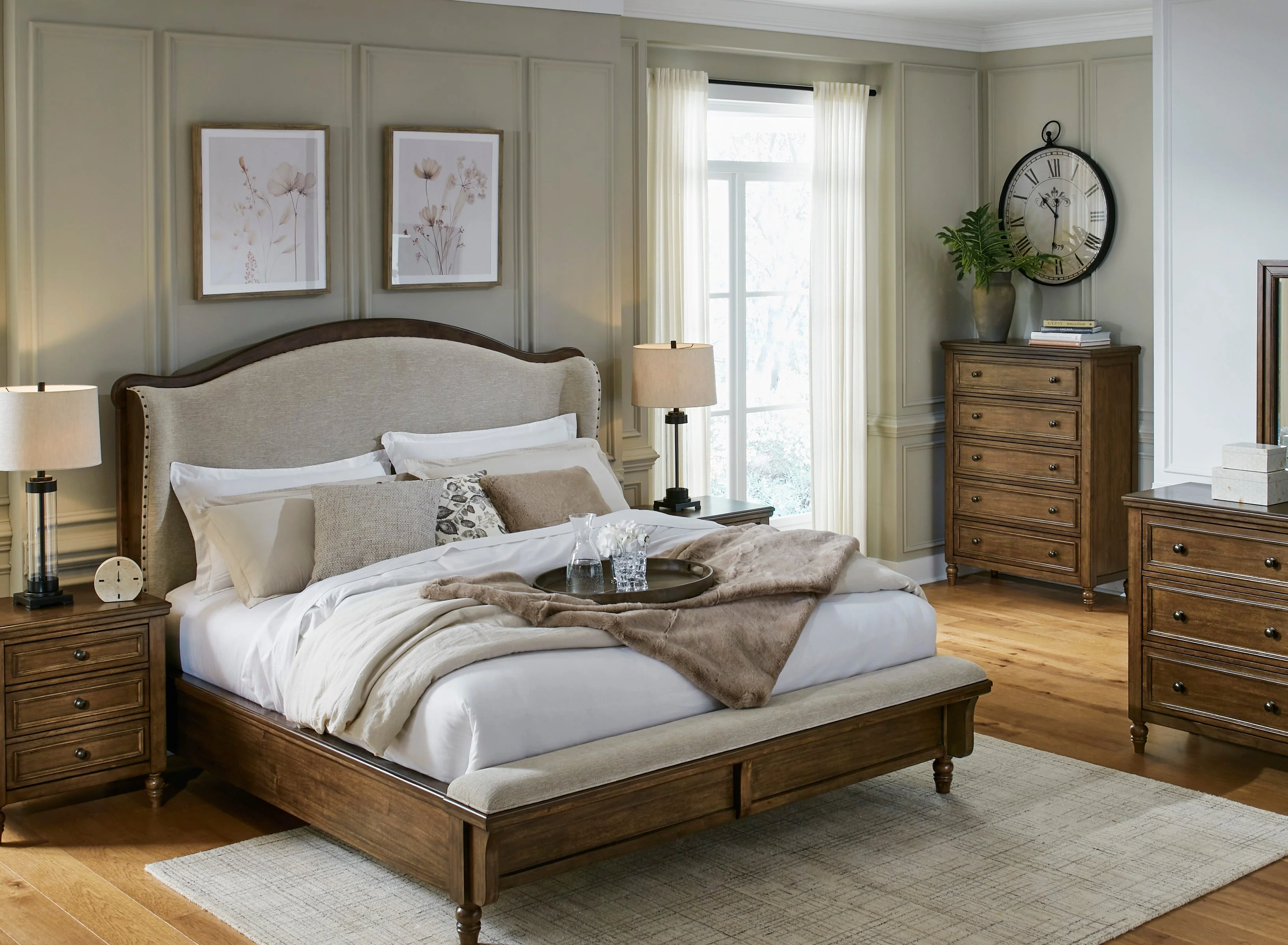 Ashley Homestore | Sturlayne King Upholstered Panel Bedroom - Image 2