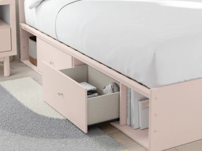 Ashley Homestore | Wistenpine Full Upholstered Panel Bed with Storage - Image 11