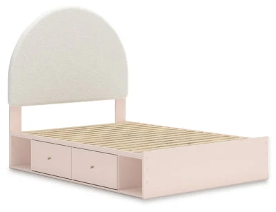 Ashley Homestore | Wistenpine Full Upholstered Panel Bed with Storage - Image 4