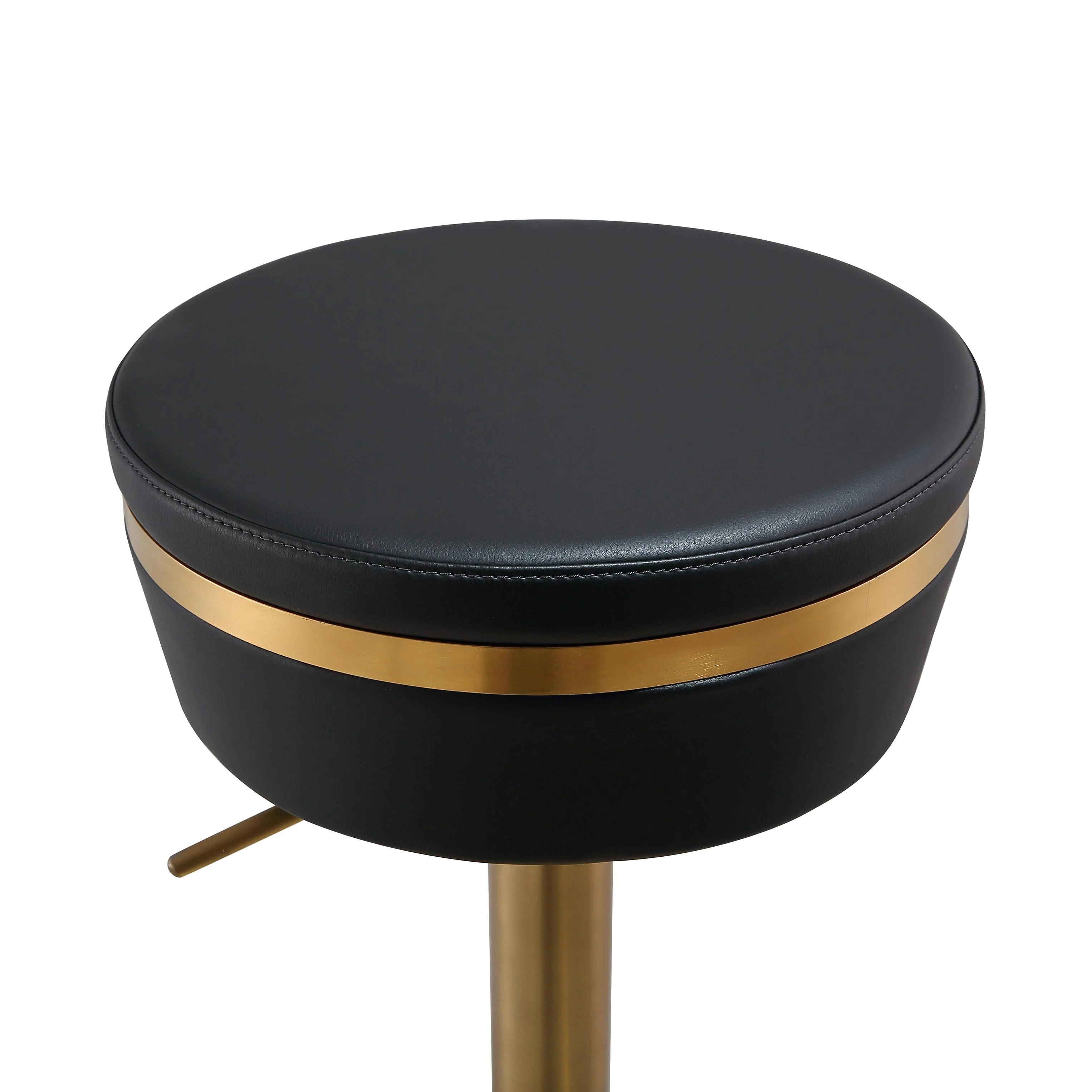 Astro Black and Gold Adjustable Stool - Image 6