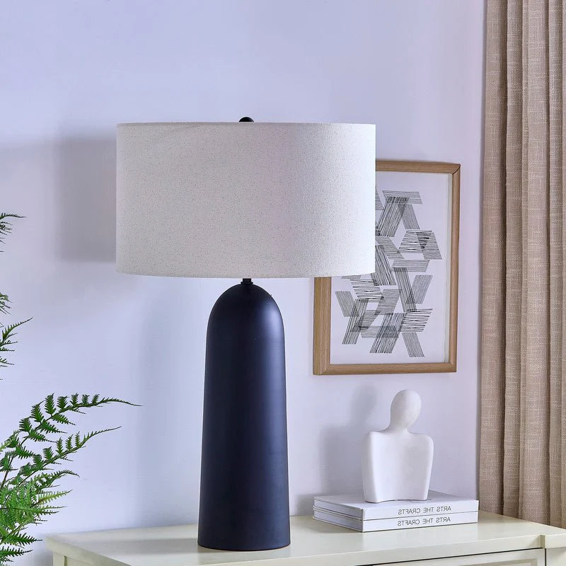 Atlas Matt Black Table Lamp - Image 2