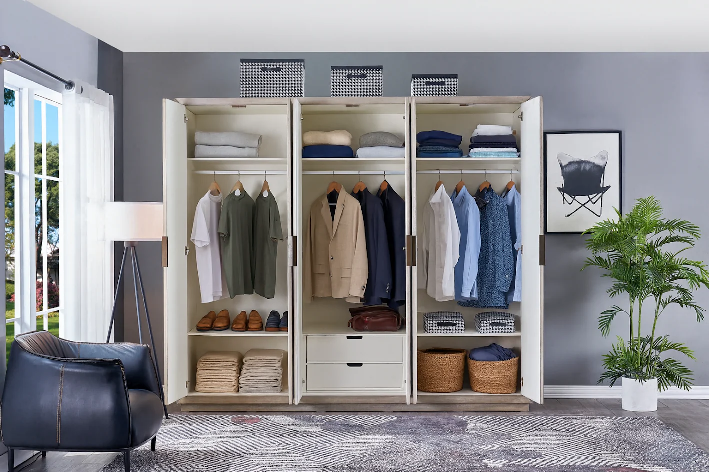 B756 6 Door wardrobe - Image 2