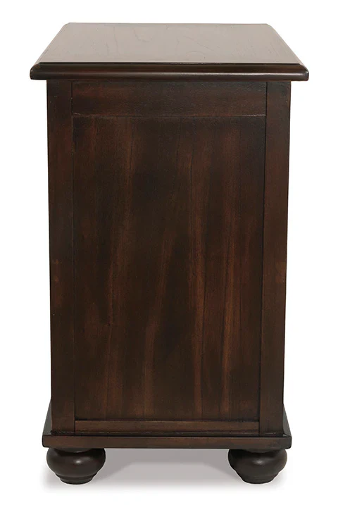 Barilanni Chairside End Table with USB Ports & Outlets - Image 5