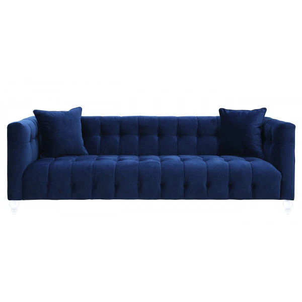Bea Pink Velvet Sofa - Image 3