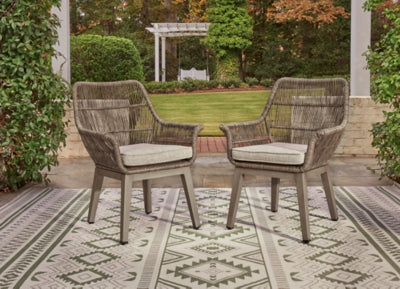 Beach Front Arm Chair with Cushion (Set of 2) - Image 2
