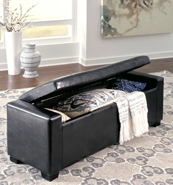 Benches Upholstered Storage Bench - Image 5