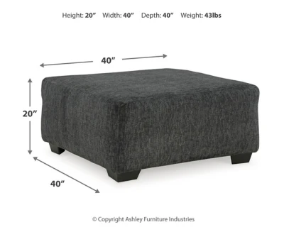 Biddeford Oversized Accent Ottoman - Image 4