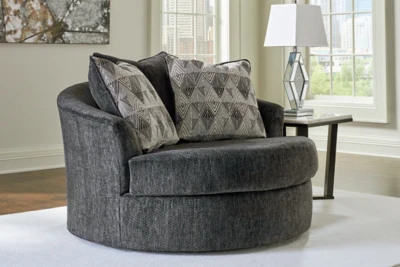 Biddeford Oversized Swivel Accent Chair - Image 2