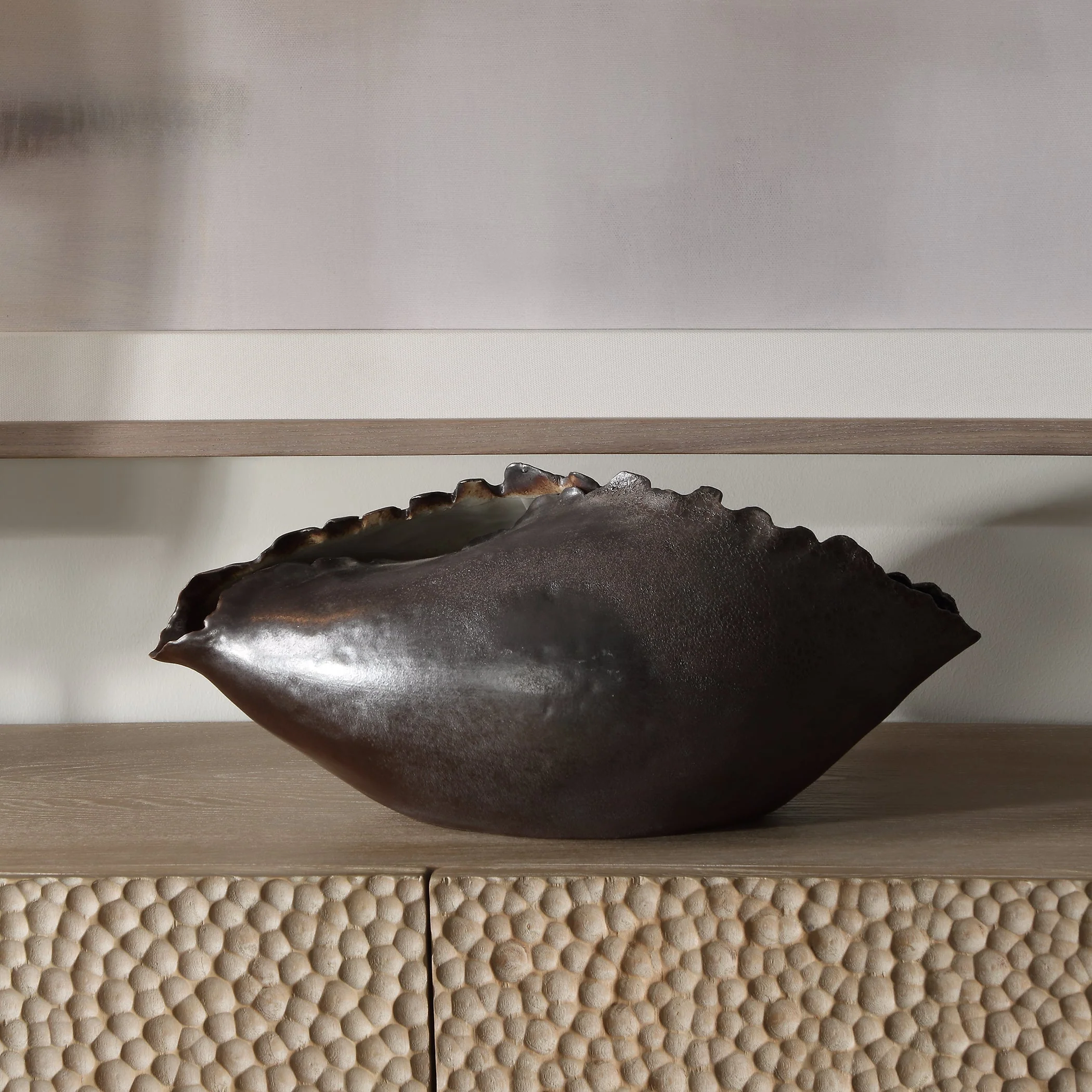 Blossom Bronzed Metallic Vase - Image 2