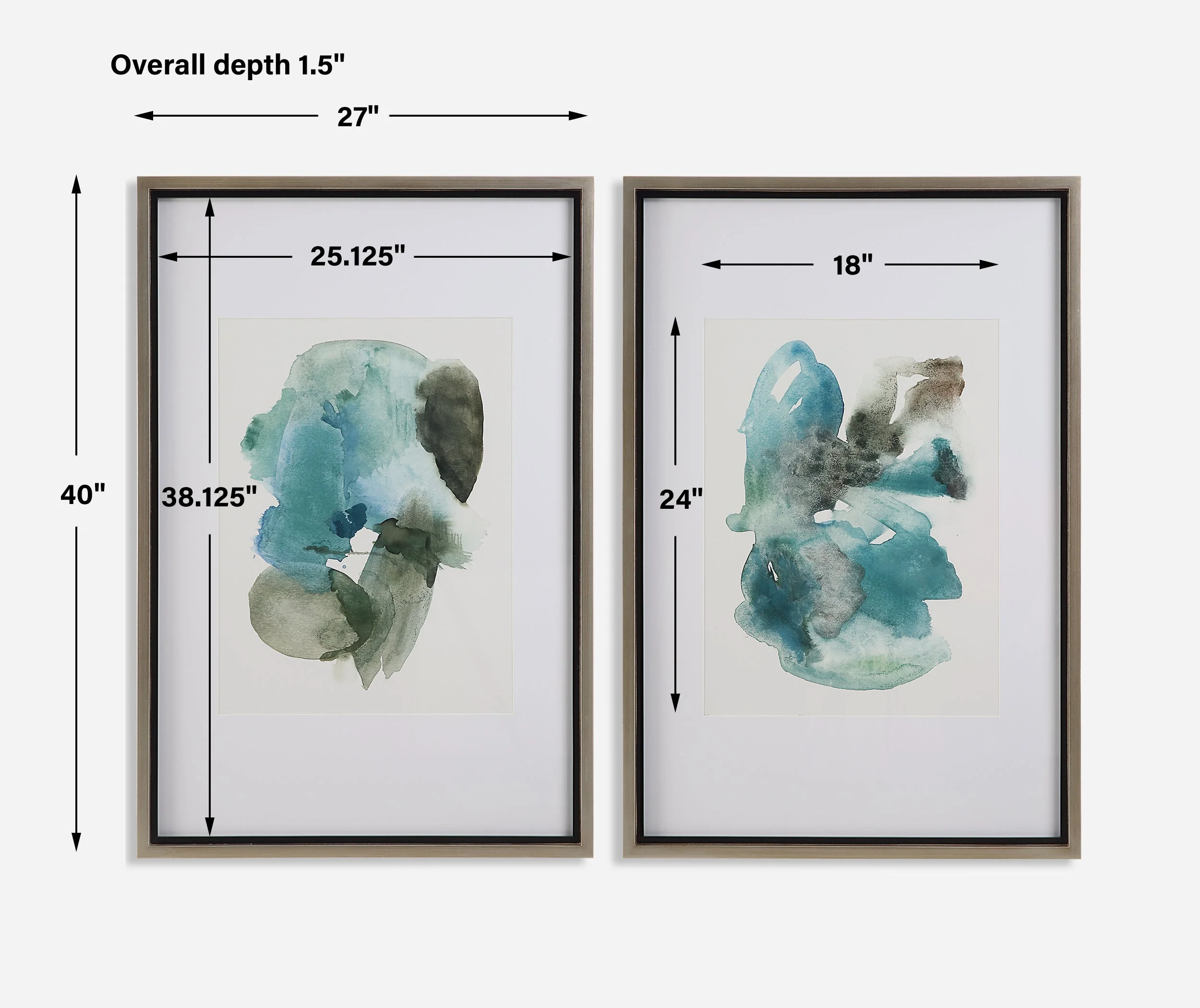 Blueprints Watercolor Prints, Set Of 2 - Image 5