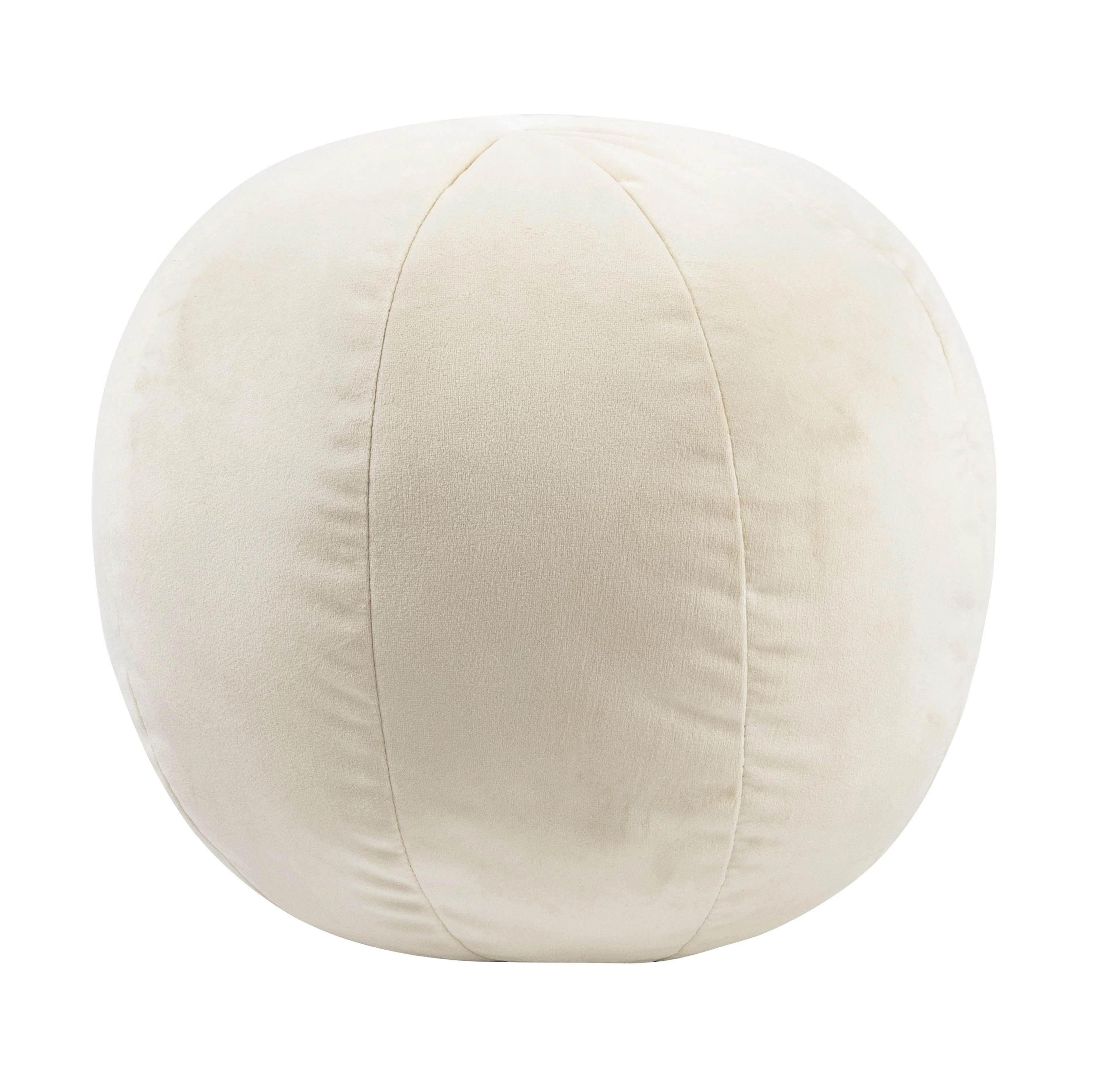 Boba 9" Cream Velvet Pillow - Image 3