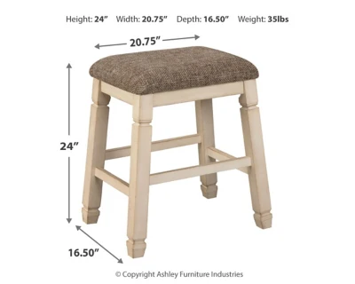 Ashley Homestore |UPHOLSTERED STOOL D647-024 - Image 4