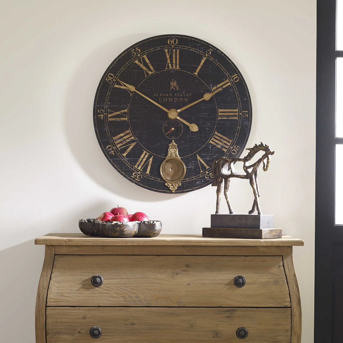 Bond Street 30" Wall Clock - Image 2