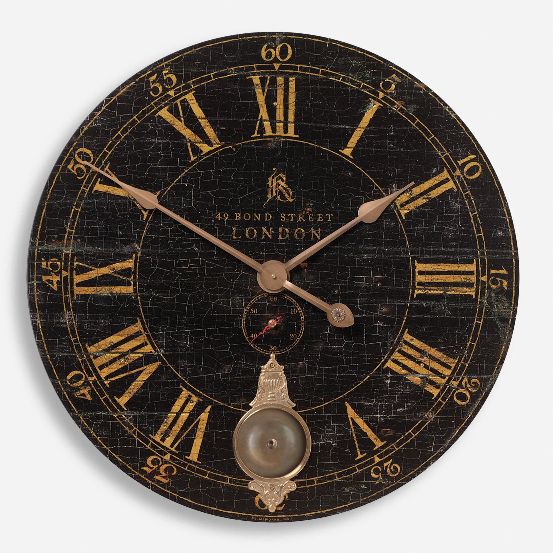 Bond Street 30" Wall Clock - Image 3