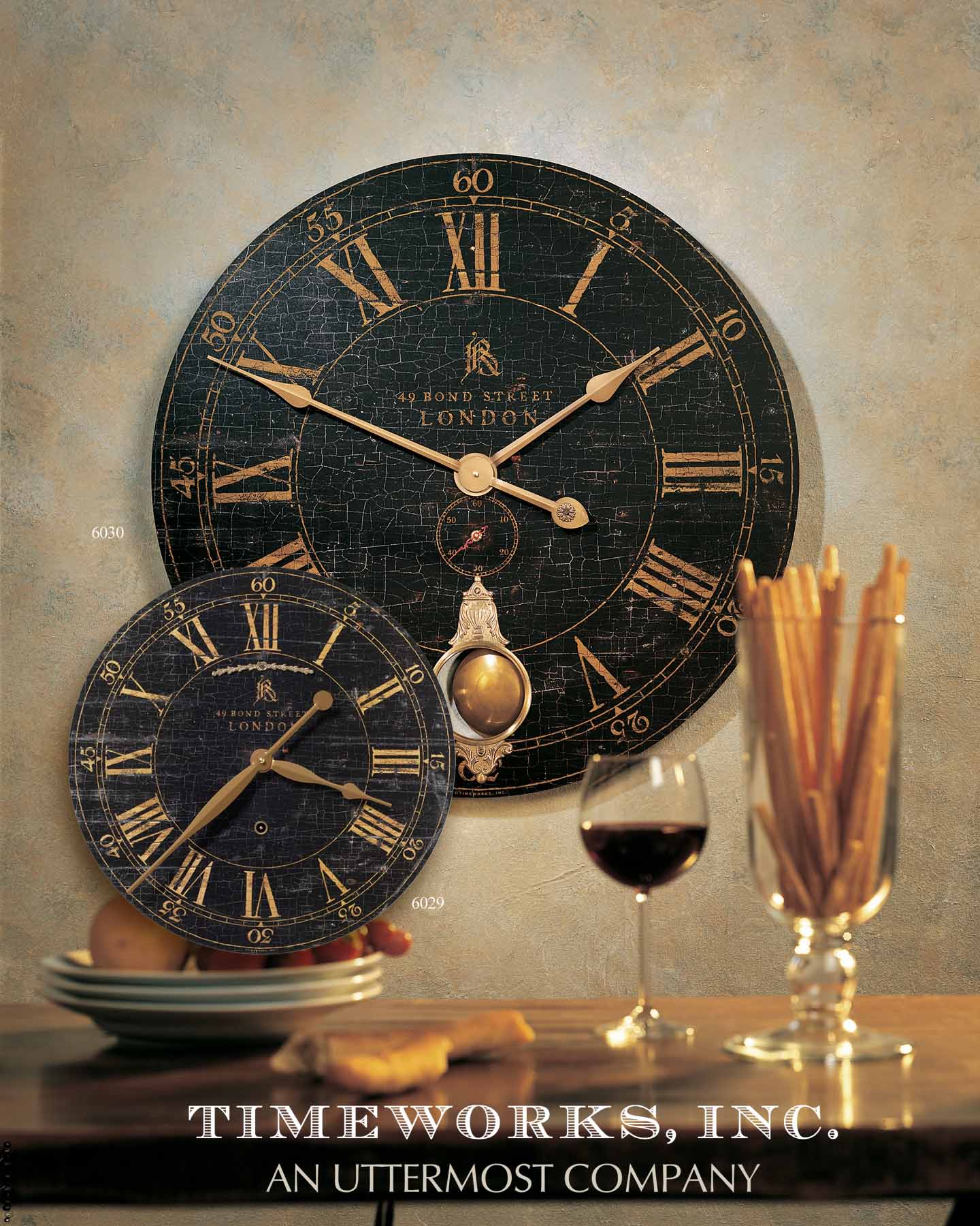 Bond Street 30" Wall Clock - Image 5