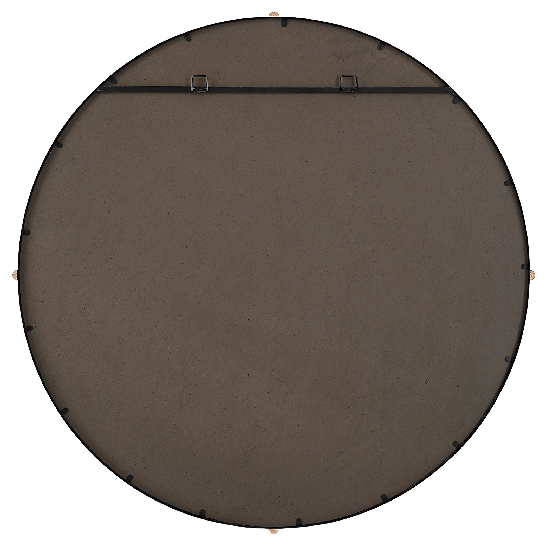 Bonded Round Black Mirror - Image 7