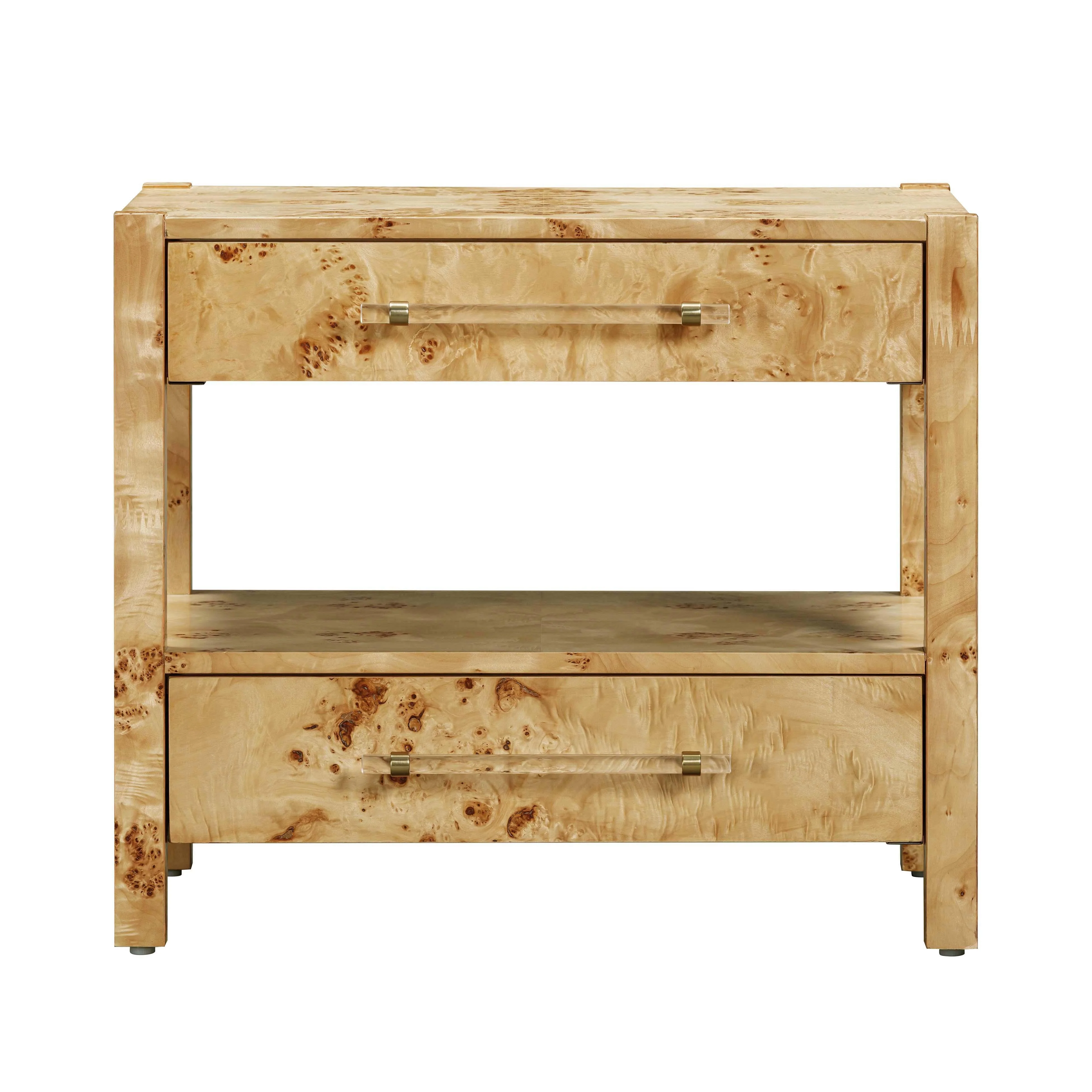 Brandyss Natural Burl Nightstand - Image 3